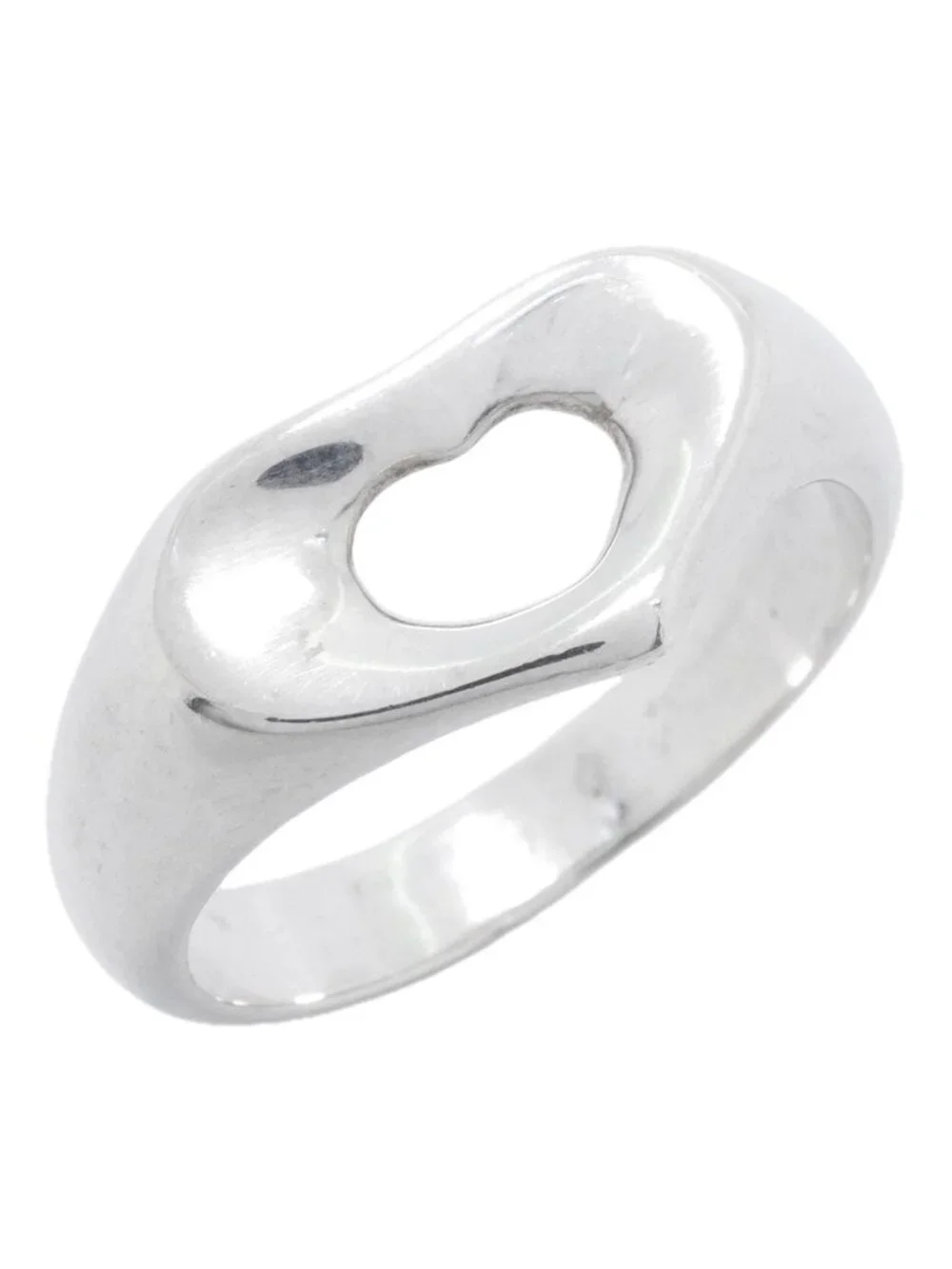 Tiffany & Co Ring Open Heart 925 Sterling Silver